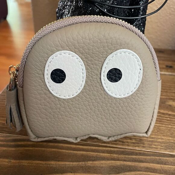 Pac-Man Leather Coin Purse NWOT - Picture 1 of 7